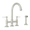 Acqui(R) Bridge Kitchen Faucet With Side Spray, A1461LPWSPN-2