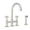 Acqui(R) Bridge Kitchen Faucet With Side Spray, A1461XMWSPN-2