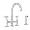 Acqui(R) Bridge Kitchen Faucet With Side Spray, A1461XWSAPC-2