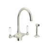 San Julio(R) Two Handle Kitchen Faucet With Side Spray, A1676LPWSPN-2