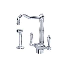 Acqui(R) Two Handle Kitchen Faucet With Side Spray, A1679LMWSAPC-2