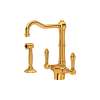 Acqui(R) Two Handle Kitchen Faucet With Side Spray, A1679LMWSIB-2