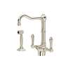 Acqui(R) Two Handle Kitchen Faucet With Side Spray, A1679LMWSPN-2