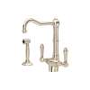 Acqui(R) Two Handle Kitchen Faucet With Side Spray, A1679LMWSSTN-2