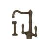 Acqui(R) Two Handle Kitchen Faucet With Side Spray, A1679LMWSTCB-2