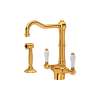 Acqui(R) Two Handle Kitchen Faucet With Side Spray, A1679LPWSIB-2