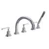 Lombardia(R) 5-Hole Deck Mount Tub Filler With C-Spout, A2214LMAPC