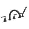 Lombardia(R) 5-Hole Deck Mount Tub Filler With C-Spout, A2214LMMB
