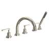 Lombardia(R) 5-Hole Deck Mount Tub Filler With C-Spout, A2214LMPN