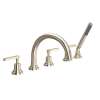Lombardia(R) 5-Hole Deck Mount Tub Filler With C-Spout, A2214LMSTN