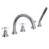 Lombardia(R) 5-Hole Deck Mount Tub Filler With C-Spout, A2214XMAPC
