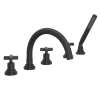 Lombardia(R) 5-Hole Deck Mount Tub Filler With C-Spout, A2214XMMB