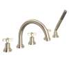 Lombardia(R) 5-Hole Deck Mount Tub Filler With C-Spout, A2214XMSTN
