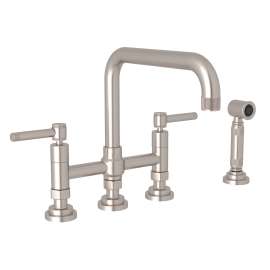 Campo(TM) Bridge Kitchen Faucet With Side Spray, A3358ILWSSTN-2