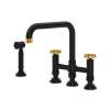 Campo(TM) Bridge Kitchen Faucet With Side Spray, A3358IWWSMBU-2