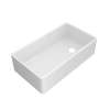 Allia(TM) 36" Fireclay Single Bowl Farmhouse Apron Front Kitchen Sink, AL3620AF100