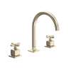 Apothecary(TM) Widespread Lavatory Faucet With C-Spout, AP08D3XMSTN