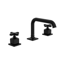 Apothecary(TM) Widespread Lavatory Faucet With U-Spout, AP09D3XMMB