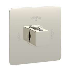 Quartile(TM) 3/4" Thermostatic Trim Without Volume Control, CU720HB-PN/TO