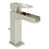 Quartile(TM) Single Handle Lavatory Faucet With Trough, CUC49L-PN-2