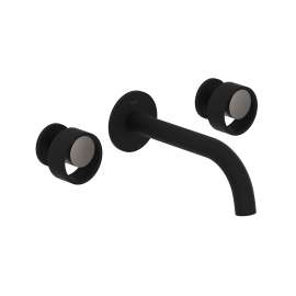 Eclissi(TM) Wall Mount Lavatory Faucet Trim With C-Spout, EC08W3IWMBN