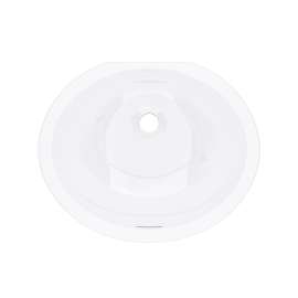 Eirene(TM) 19" x 16" Undermount Oval Lavatory Sink, ERUB1916OVWH