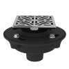 Cast Iron 2" No Hub Drain Kit With 3144 Mosaic Decorative Cover, SDCI2-3144APC