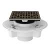 PVC 2" X 3" Drain Kit With 3142 Weave Decorative Cover, SDPVC2/3-3142EB