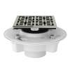 PVC 2" X 3" Drain Kit With 3142 Weave Decorative Cover, SDPVC2/3-3142PN