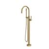 Knurled Single Hole Floor Mount Tub Filler Trim, TMB06HF1LMAG