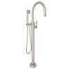 Traditional Single Hole Floor Mount Tub Filler Trim, TTD06HF1LMSTN