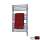 Electric Towel Radiator Direct Wire 33-in H x 20-in W Wine Red