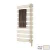 Electric Towel Radiator Plug-In Left-Hand 52-in H x 23-in W Cream White