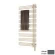 Electric Towel Radiator Direct Wire Right-Hand 52-in H x 23-in W Steel