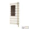 Electric Towel Radiator Plug-In Right-Hand 52-in H x 23-in W Cream White