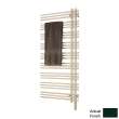 Electric Towel Radiator Direct Wire Left-Hand 69-in H x 23-in W Moss Green