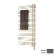 Electric Towel Radiator Direct Wire Right-Hand 69-in H x 23-in W Steel