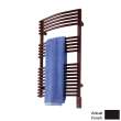 Electric Towel Radiator Plug-In 54-in H x 20-in W Gray Brown