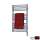Hydronic Towel Radiator 33-in H x 20-in W Wine Red