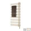 Hydronic Towel Radiator 69-in H x 23-in W Cream White
