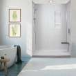 Pioneer 60-in X 36-in X 72-in Bathtub Wall Kit, White - 12" x 24" Vertical Pattern