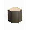 24-in x 12-in x 30-in Ready To Assemble Slim Shaker Diagonal Corner Wall Cabinet, Smokey Grey, DCW2430-RTA-FR02-SG