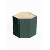 24-in x 12-in x 30-in Ready To Assemble Shaker Diagonal Corner Wall Cabinet, Green, DCW2430-RTA-FR01-GR