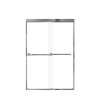 Franklin 48-in X 70-in By-Pass Shower Door with 5/16-in Clear Glass and Nicholson Handle, in Polished Chrome