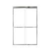 Franklin 48-in X 76-in By-Pass Shower Door with 5/16-in Clear Glass and Barrington Plain Handle, in Polished Chrome