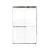Franklin 48-in X 76-in By-Pass Shower Door with 5/16-in Frost Glass and Nicholson Handle, in Polished Chrome