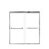 Franklin 60-in X 66-in By-Pass Bathtub Door with 5/16-in Clear Glass and Nicholson Handle, Polished Chrome