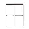 Franklin 60-in X 76-in By-Pass Shower Door with 5/16-in Clear Glass and Nicholson Handle, Matte Black