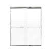 Franklin 60-in X 76-in By-Pass Shower Door with 5/16-in Frost Glass and Tyler Handle, Polished Chrome