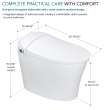 Samuel Mueller SMFSB-01 Flagship 1-Piece Elongated Smart Bidet Toilet in White
